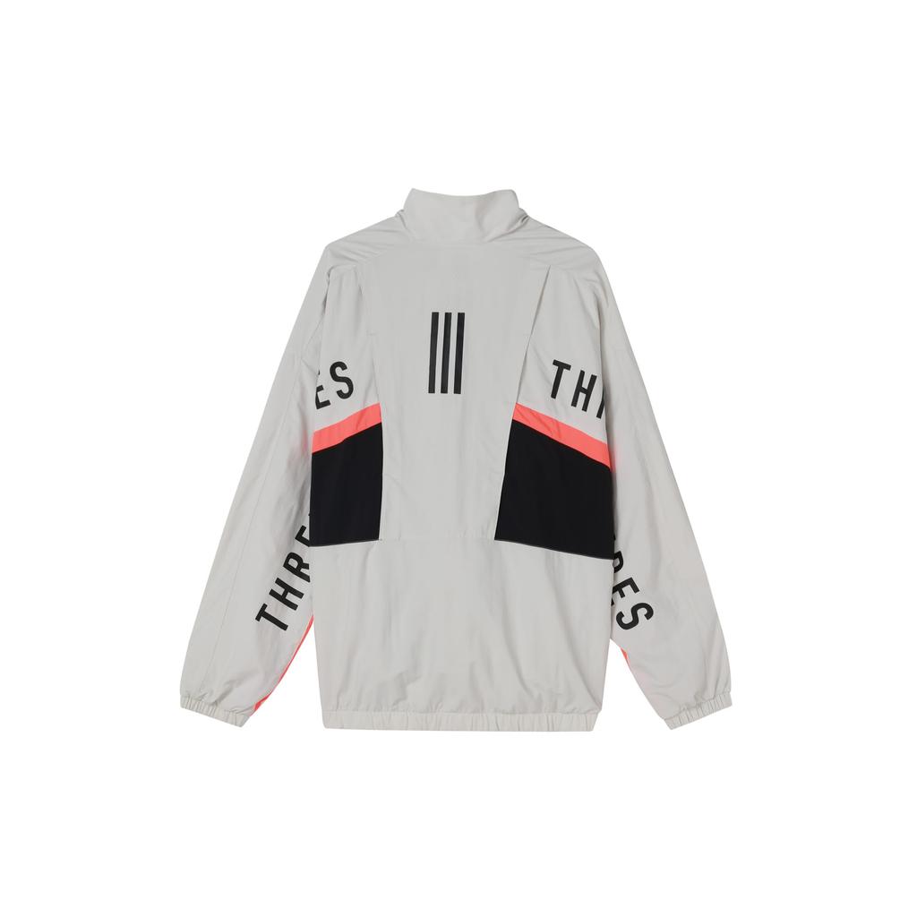Adidas Jackets Men's White Stand Collar Moderate Other FN5672