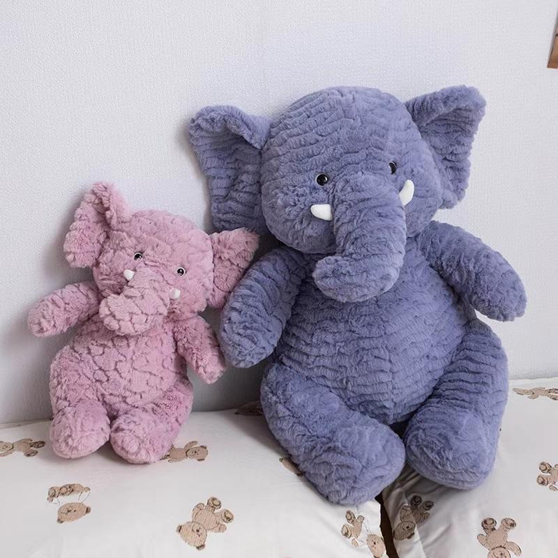 Peluche Elefante Cartone Animato Carino Animale di Peluche Cuscino Elefante di Peluche Bambole Ragazzi Ragazze E Bambini Regali di Compleanno Natale g