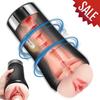 Automatic Male Mastubator-Blowjob Pocket Pussy Handsfree-Stroker Sex Machine Toy