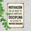Motivational Metal Sign Vintage Kitchen Wall Decor