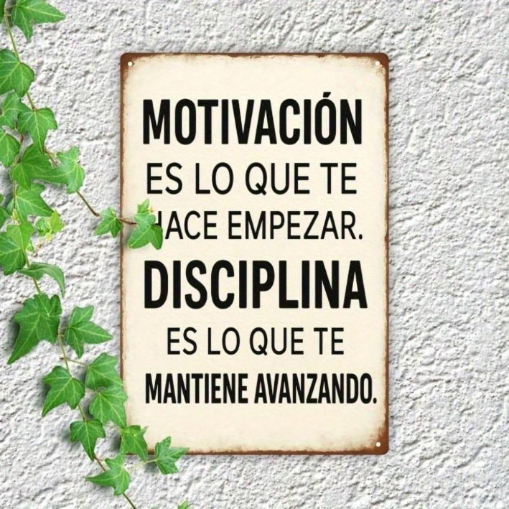 Motivational Metal Sign Vintage Kitchen Wall Decor
