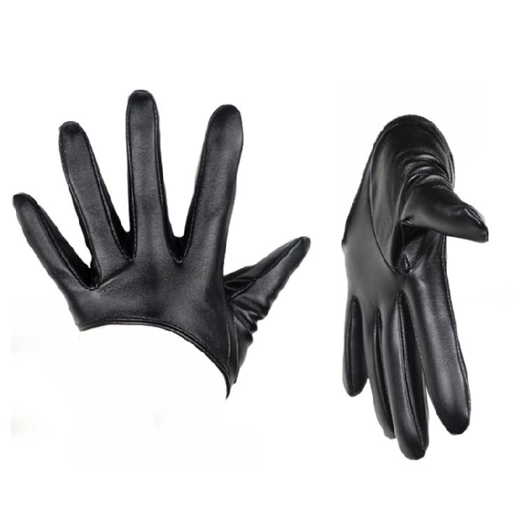 Half Hand Gloves Backless Detailing Lightweight Faux Leather Enhances Outfits For Photography Or Commuting