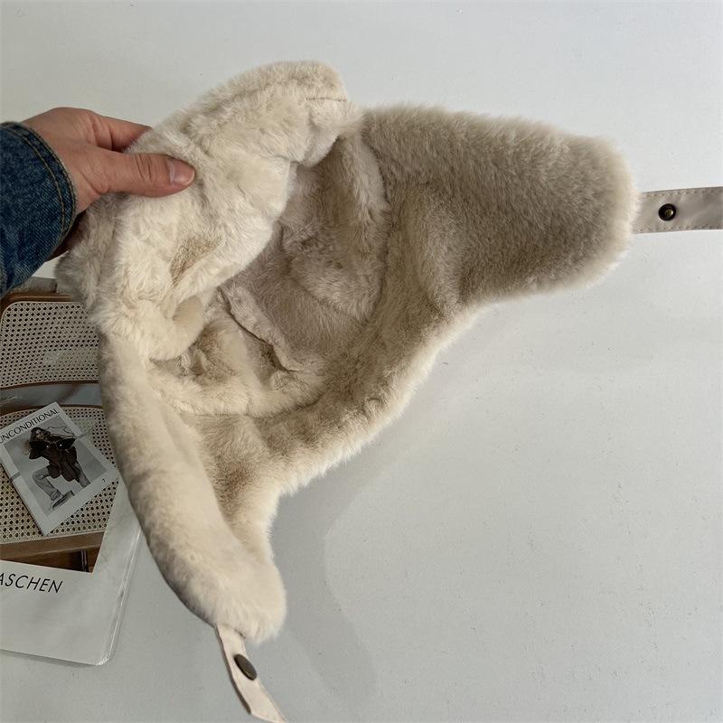 New Lei Feng hat winter thickened windproof warm northeast velvet cold ear protection cycling pilot ski hat