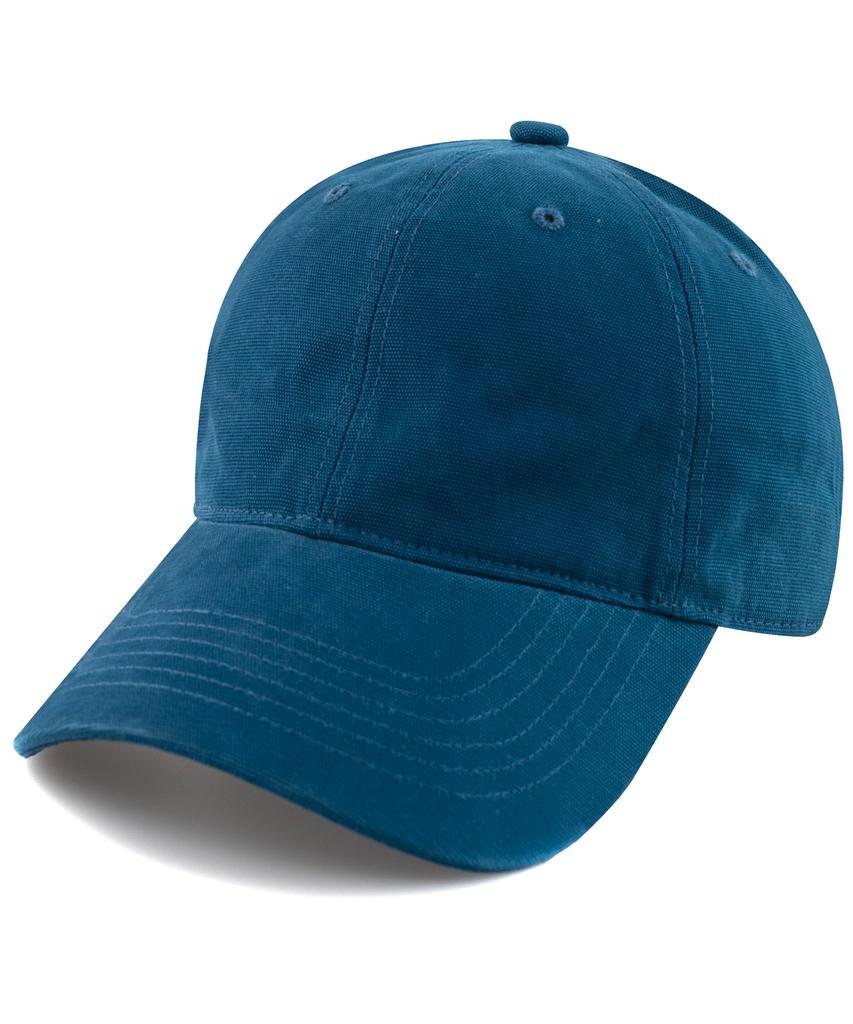Chaebteo Casual Canvas Ball Cap - Steel Blue