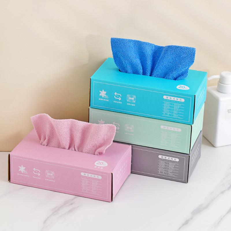 Super Soft Microfiber Cleaning Cloths - Highly Absorbent Reusable Dish Towels Quick-Dry Pull-out Dish Multipurpose Kitchen Towels