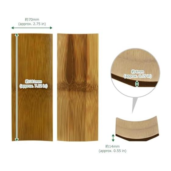 Morikuru Bamboo Napkin Holder, Made in Japan, Susu Bamboo Napkin Rest
