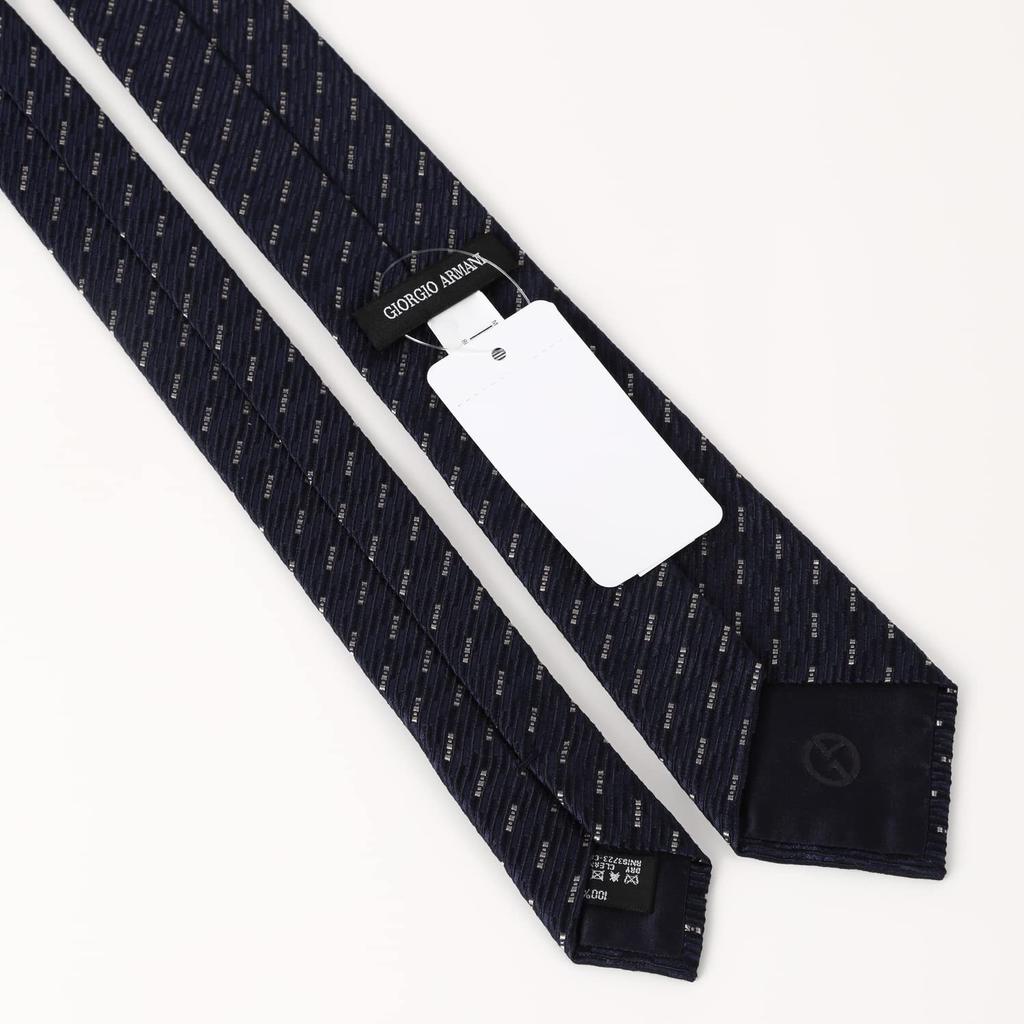 Emporio Armani Giorgio Armani Tie GA04 Navy Men's (GA04-18 GAU-ALL-VARIOUS) [Used]