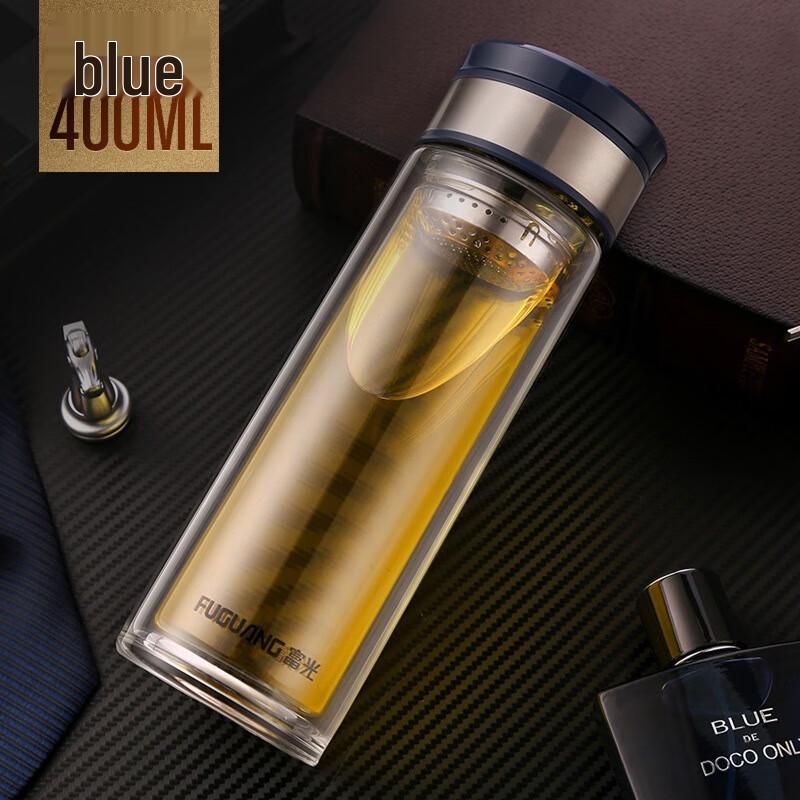 Fuguang G1707 Portable Heat-Resistant Glass Tea Bottle with Filter