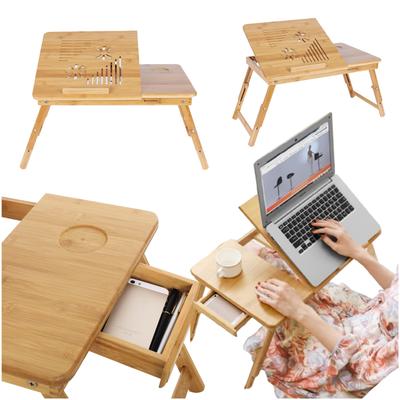 Breakfast Table for Bed, Laptop Tray for Bed, Wooden Legs