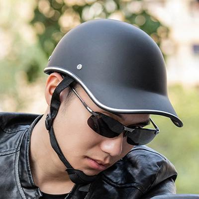 Motorradhelm Baseballkappe Verstellbarer Fahrrad-Halbhelm Roller MTB Radfahren Sicherheitshelm für Frauen Männer Fahrradhelme