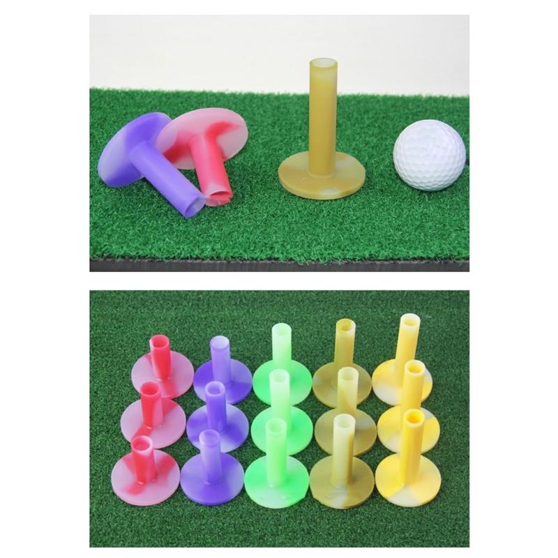 Golfballen Tees Stabiele Rubberen Trainingsballen Stand Tees Beginner Trainer Golfballen Houder voor Oefenen Driving Range Mat