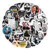 60 Waterproof Edgar Allan Poe Stickers for Decorating Stationery, Water Bottles, and Computers