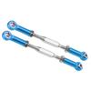 Aluminium Alloy Steering Linkage Rods for Traxxas Slash 110 Scale RC Truck (Blue)