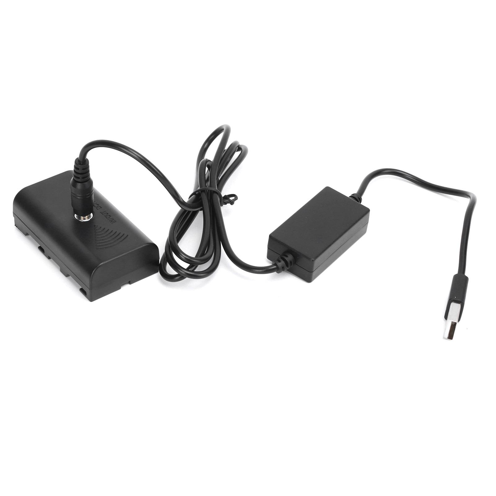 

Кабель питания USB 5-5,5 В, мобильный блок питания, DC-адаптер, муляж аккумулятора NP-F550 для монитора, заполняющего света