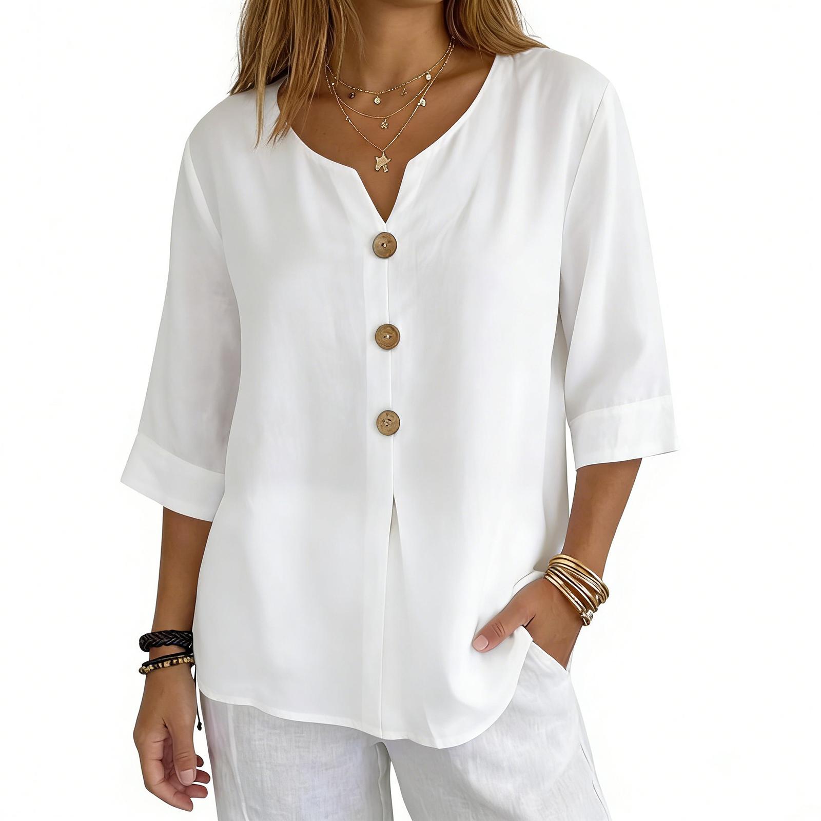 

Women s Blouse Fashionable and Casual T,shirt Top XL синій