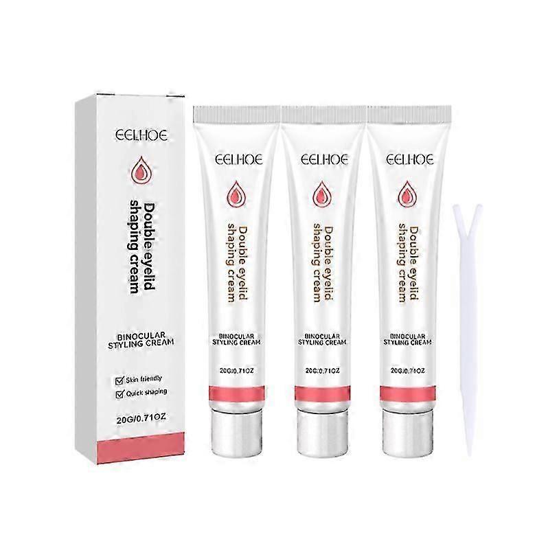 3x Double Eyelid Shaping Cream Natural Traceless Invisible Eyelid Lifting Setting Cream Lasting Eyelid Styling