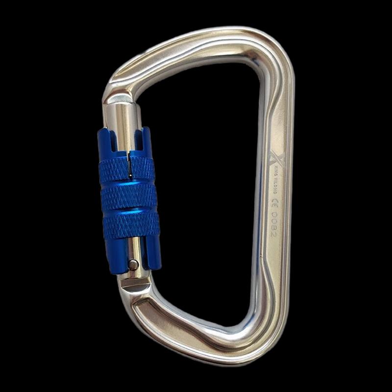 XYL X-S211 D-Shape Screw Gate Climbing Carabiner