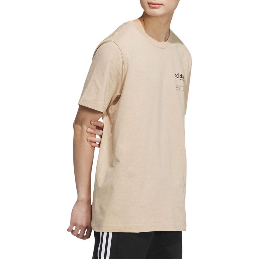adidas SS24 T Shirt Unisex Magic Light Brown/Black JI9077