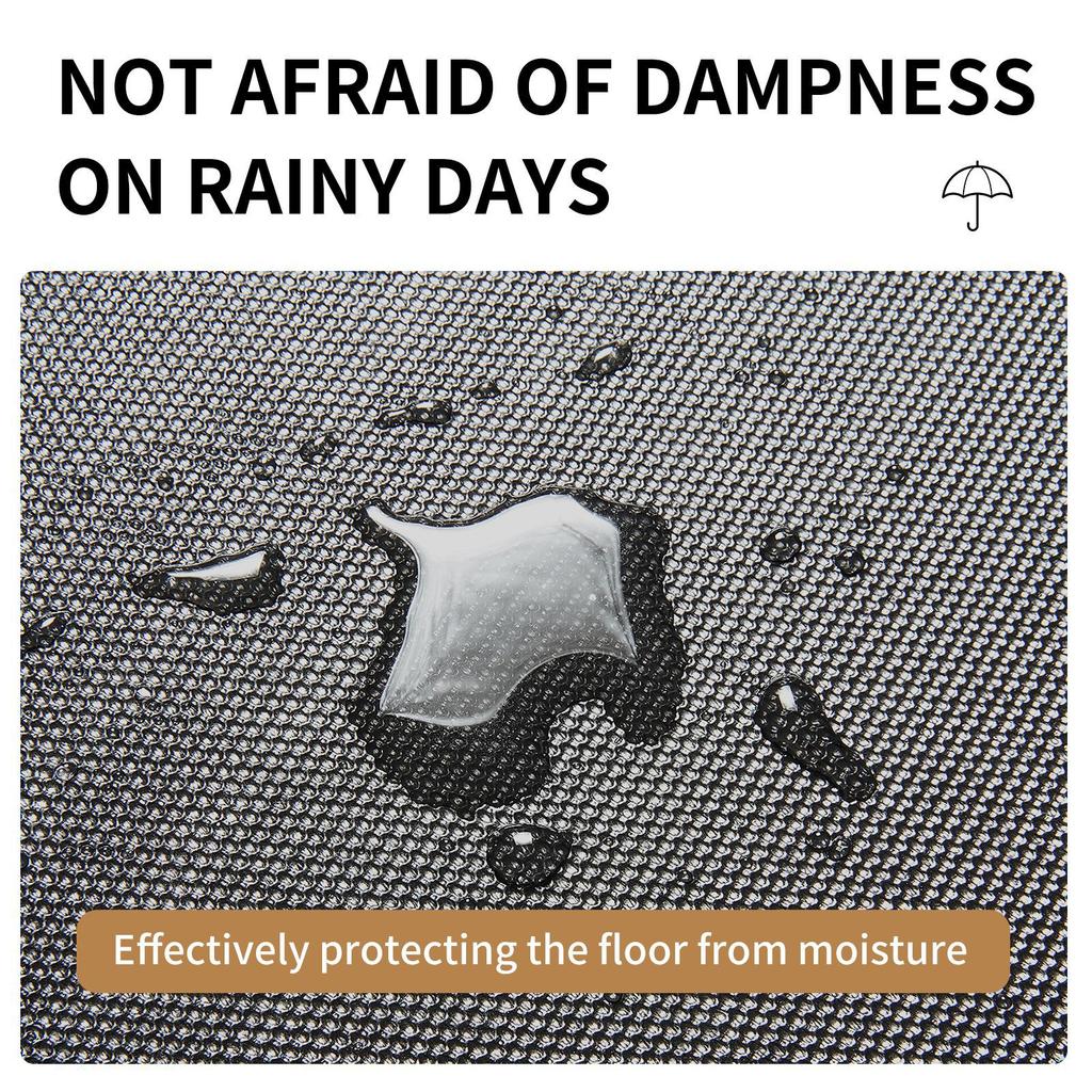 Slow Rebound Nylon Door Mat - Dustproof Anti-Slip Outdoor Entrance Mat, Super Soft Comfort Foot Feel, Heavy Duty Welcome Mat