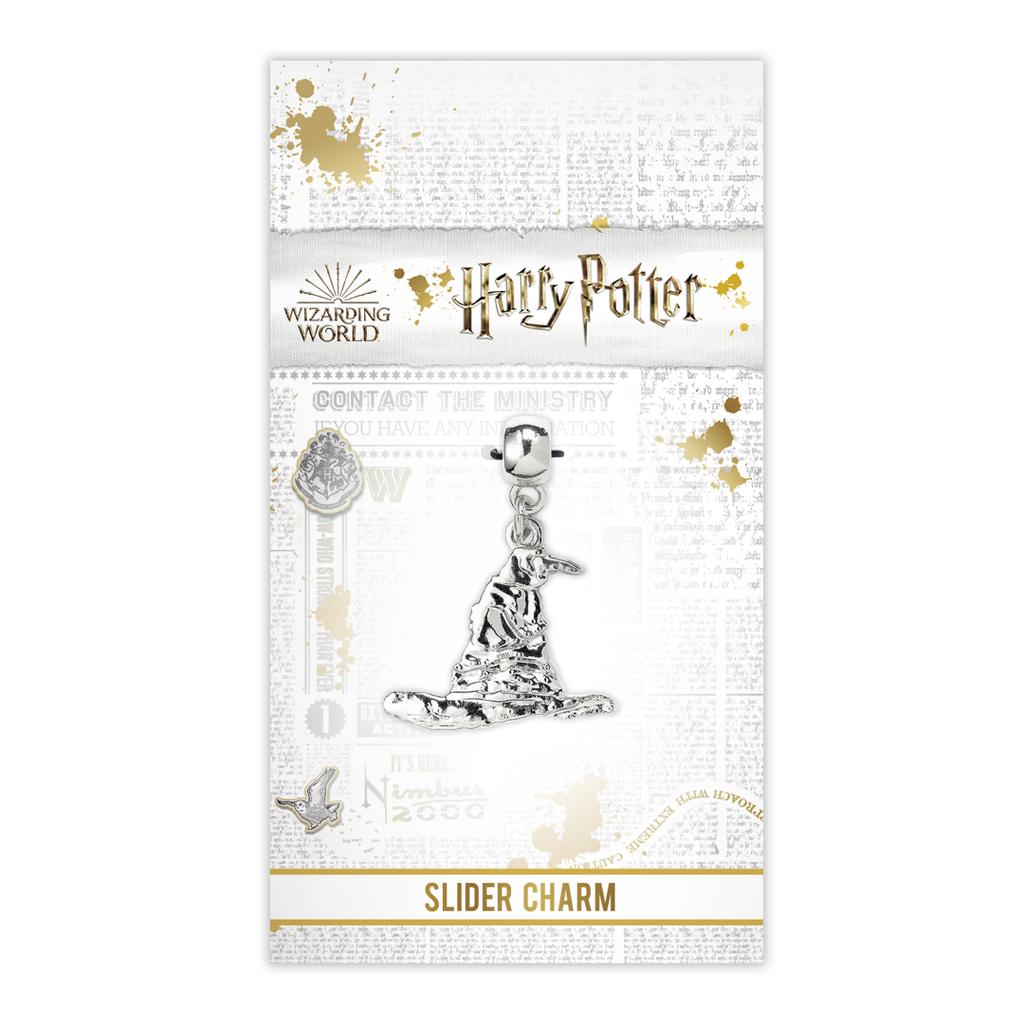 Harry Potter Sorting Hat Slider Charm Silver