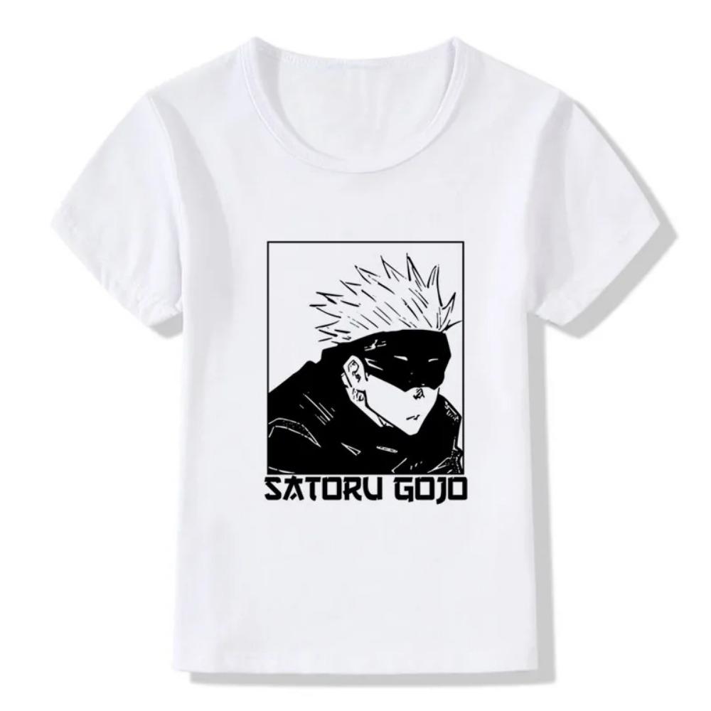 Kids T Shirt Anime Jujutsu Kaisen Cartoon Print Funny Boys T shirt Summer Short Sleeve Baby Girls Clothes Children Tops,HKP5469