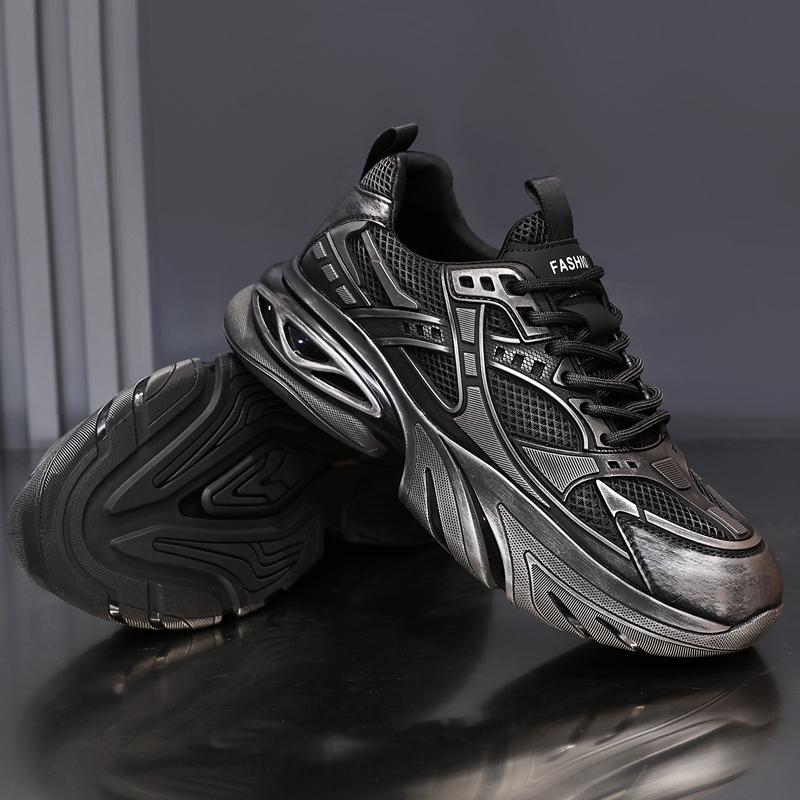 Golden Sapling 2025 Winter Spring Men's Sneakers Breathable Leisure Walking Shoes Men Comfy Mesh Retro Thick Bottom Sneaker Male