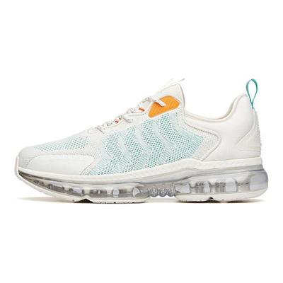 Chaussures de Running Série Complète Coussin d'Air Sports Absorption des Chocs Tige Basse Chaussures de Course Homme Baskets Blanc Vert 912135505-1