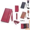 Pu Leather Ladies Wallet With Zipper Long Purse For Daily Use And Water Resistance
