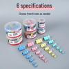 Super Large Colored Swallowtail Metal Clips - Long Tail Stationery for Office Use