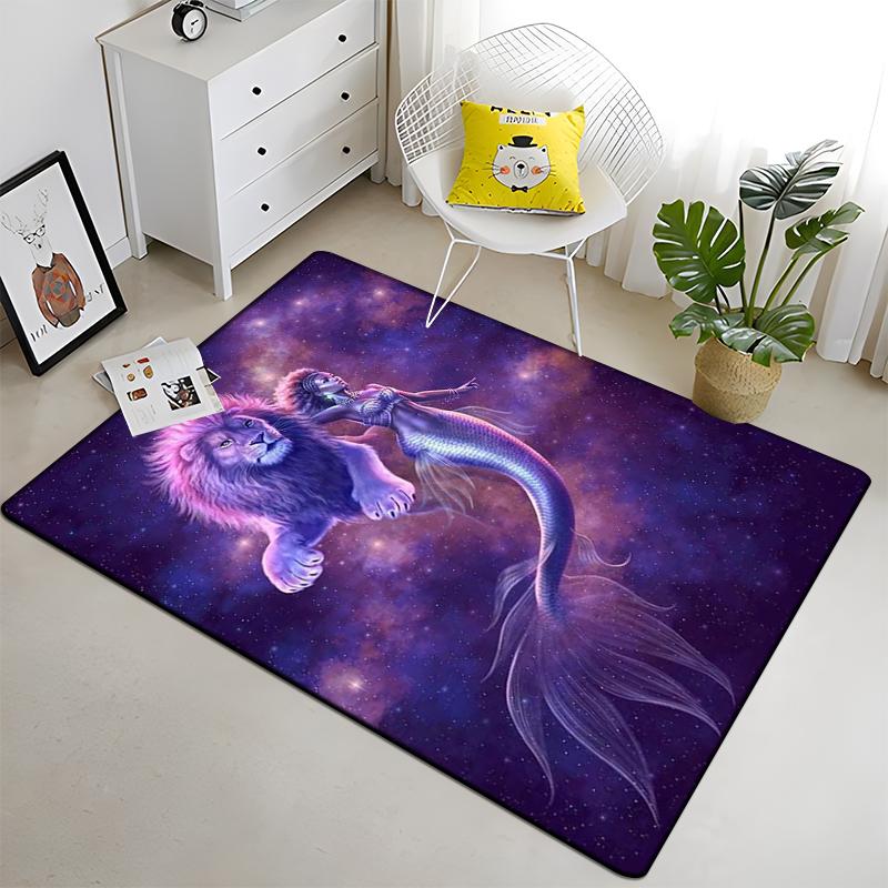 Twelve Constellations  Art Printed Carpet for Living Room Large Area Rug Soft Mat E-sports Chair Carpets Alfombra  Dropshopping