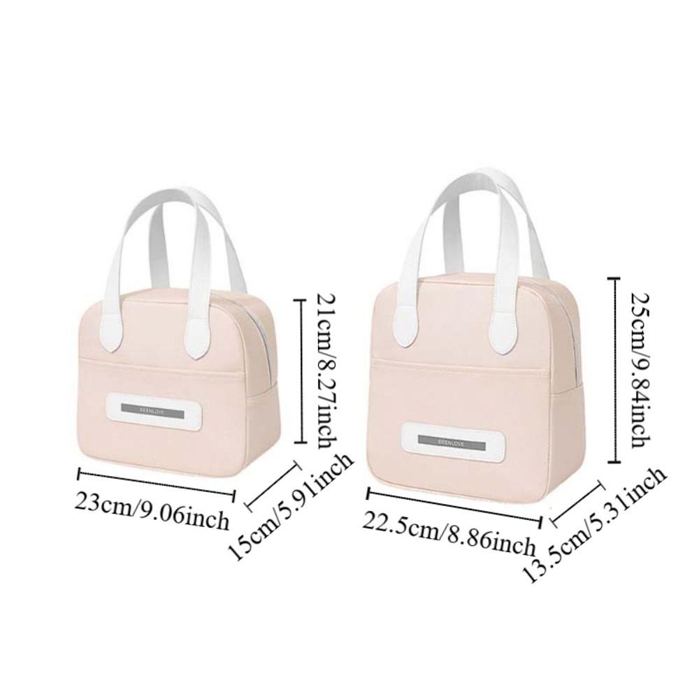 Water-Resistant Insulated Tote Lunch Bag Thickened Portable Thermal Bag Travel