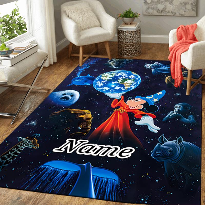 Custom 1Pc Mickey Pluto'S Flea Fight Rug Office Carpet Indoor Outdoor Entrance Doormat Nonslip Soft And Comfortable Living Room D916142