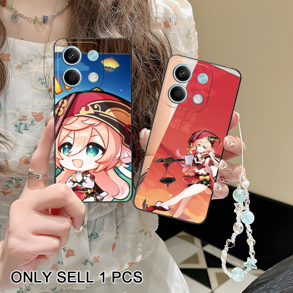 Game GI Yanfei Matte TPU Mobile Phone Case for POCO M7 M6 M5 M4 M3 X7 X6 X5 X4 X3 Pro GT 5G Colorful Printing Cover