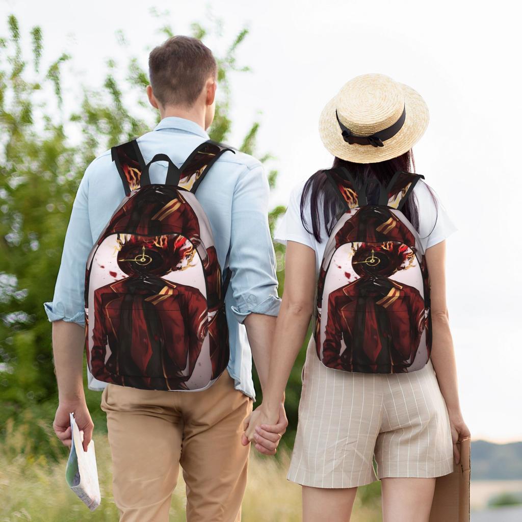 Limbus Company Games Classical Backpack Lightweight High School Hiking Travel Daypack for Men Women Laptop Canvas Bags