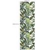 Removable Seamless Self-Adhesive Wallpaper for Living Room Background (Green Plants and Flowers)
