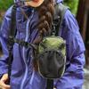 Dyneema Water Bottle Holder Bag Phone Pocket and Quick-Adjust Strap Waterproof 420D Nylon for Cycling Hiking Camping Essentials