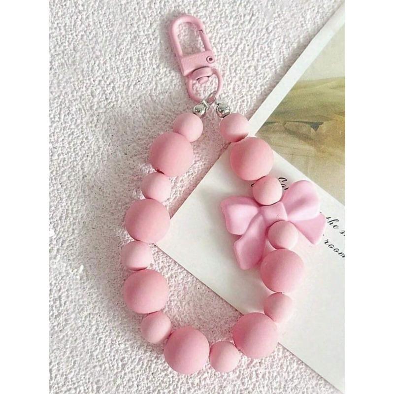 Butterfly Decoration Phone Lanyard, Anti-Lost Wrist Strap Keychain, Phone Accessories