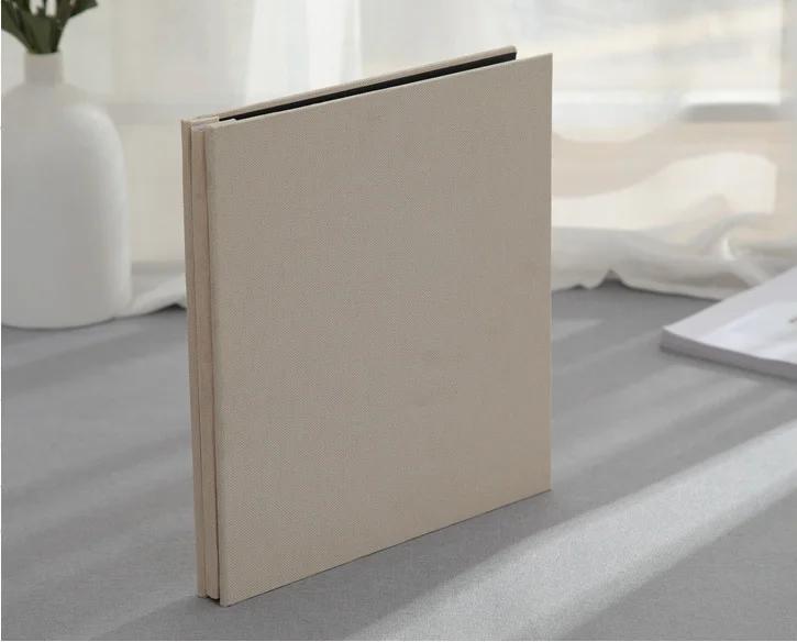 16 Zoll Einfache Leinen Selbstklebende Laminierung DIY Fotoalbum für Familie Liebhaber Geburtstagsgeschenk Hochzeit Baby Große Kapazität