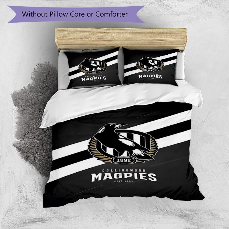 3pcs Football Team (29) Design Cover Set - HD Printed Bedding with 1 Cover and 2 Pillowcases - Perfect for Home and Dorm Decor