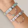 Zircon Bow Knot Moon Butterfly Star Cat Paw Tassel Chain Italian Charm Links Fit 9mm Stainless Steel Bracelet Women DIY Making