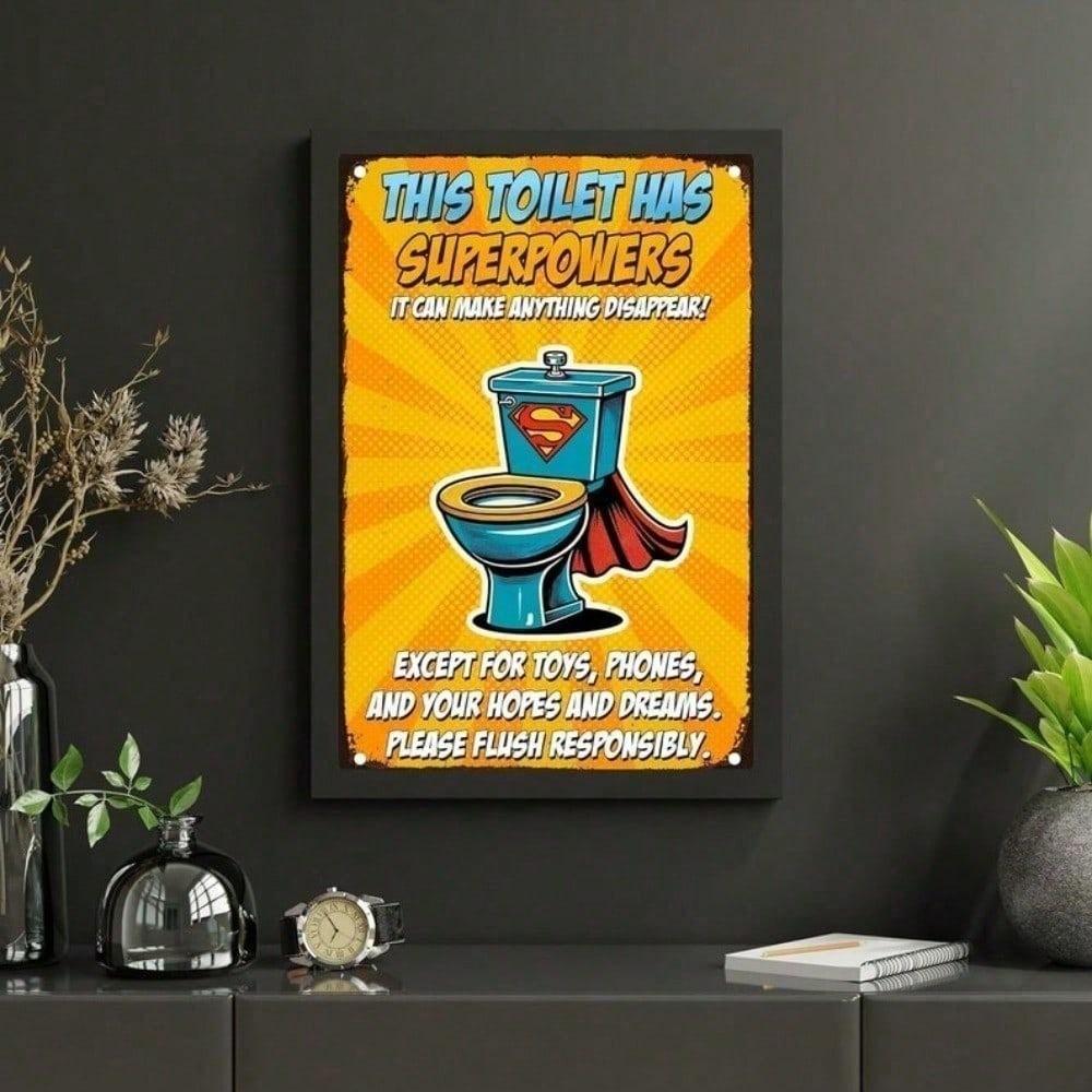 

Aluminum Vintage Wall Sign Rustic Man Cave Decor for Home Bar Cafe 20x30cm