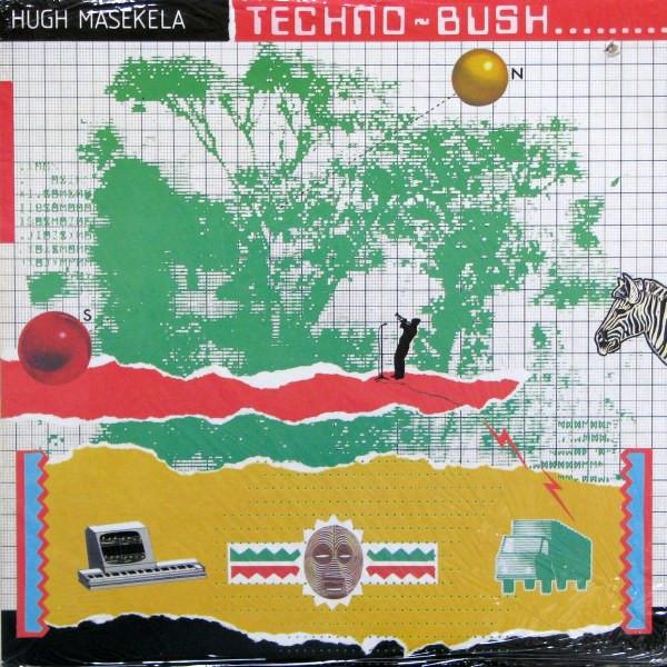 Виниловая пластинка HUGH MASEKELA Technobush JV6611 JIVE AFRIKA 1984 Канада Джаз Б/у