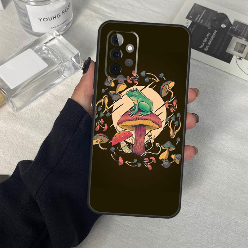 Cottagecore Frog Aesthetic Phone Case For Samsung Galaxy A34 A54 A14 A13 A23 A33 A53 A73 A52 A42 A32 A22 A12 A51 A71