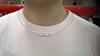 AXF Silicone Necklace AXF-001 (L(51cm), White)