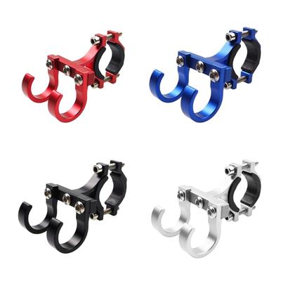 Multifunktionaler Haken Einfache Installation Aluminium Hängezubehör Praktischer Aluminium Doppelhaken für Motorräder & Roller