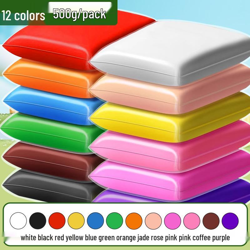 

500g Black & White Modeling Clay for DIY & School Projects