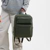 Effen Unisex Rugzak Grote Capaciteit Geplooide Campus Rugzak Student Schooltas