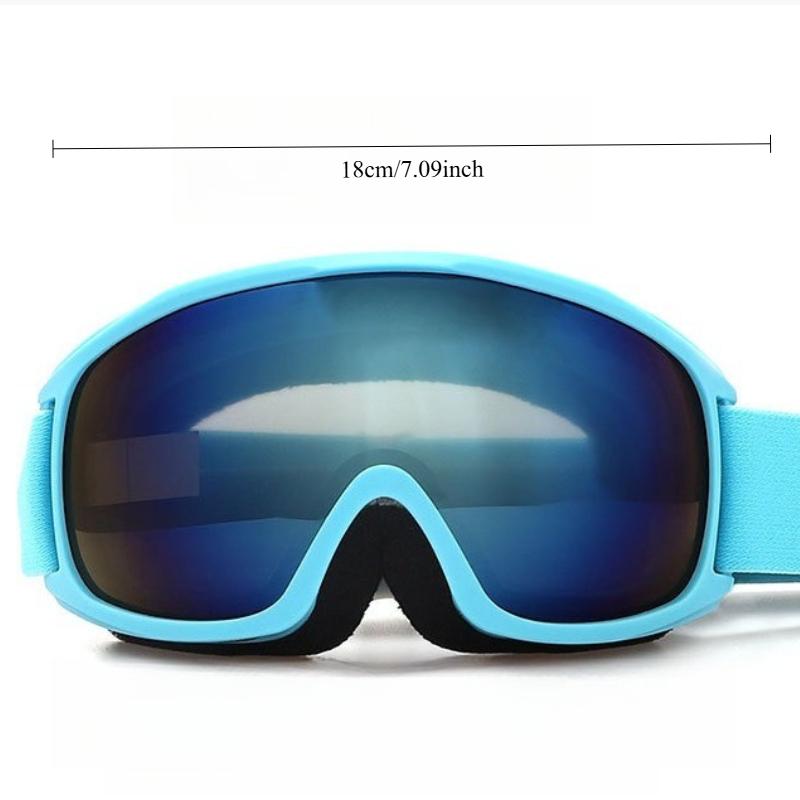 1Pc Spherical Ski Goggles, Double-Layer Anti-Fog Ski Glasses, Prescription Adult Ski Goggles, Protective Glasses, Mountaineering Equipment