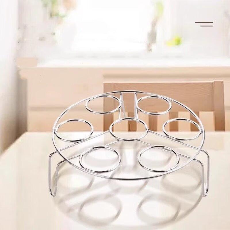 ZISIZ Stainless Steel 5cm Steaming Rack (4-Pack)