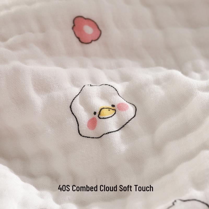 Pure Cotton Gauze Baby Towel & Swaddle Blanket